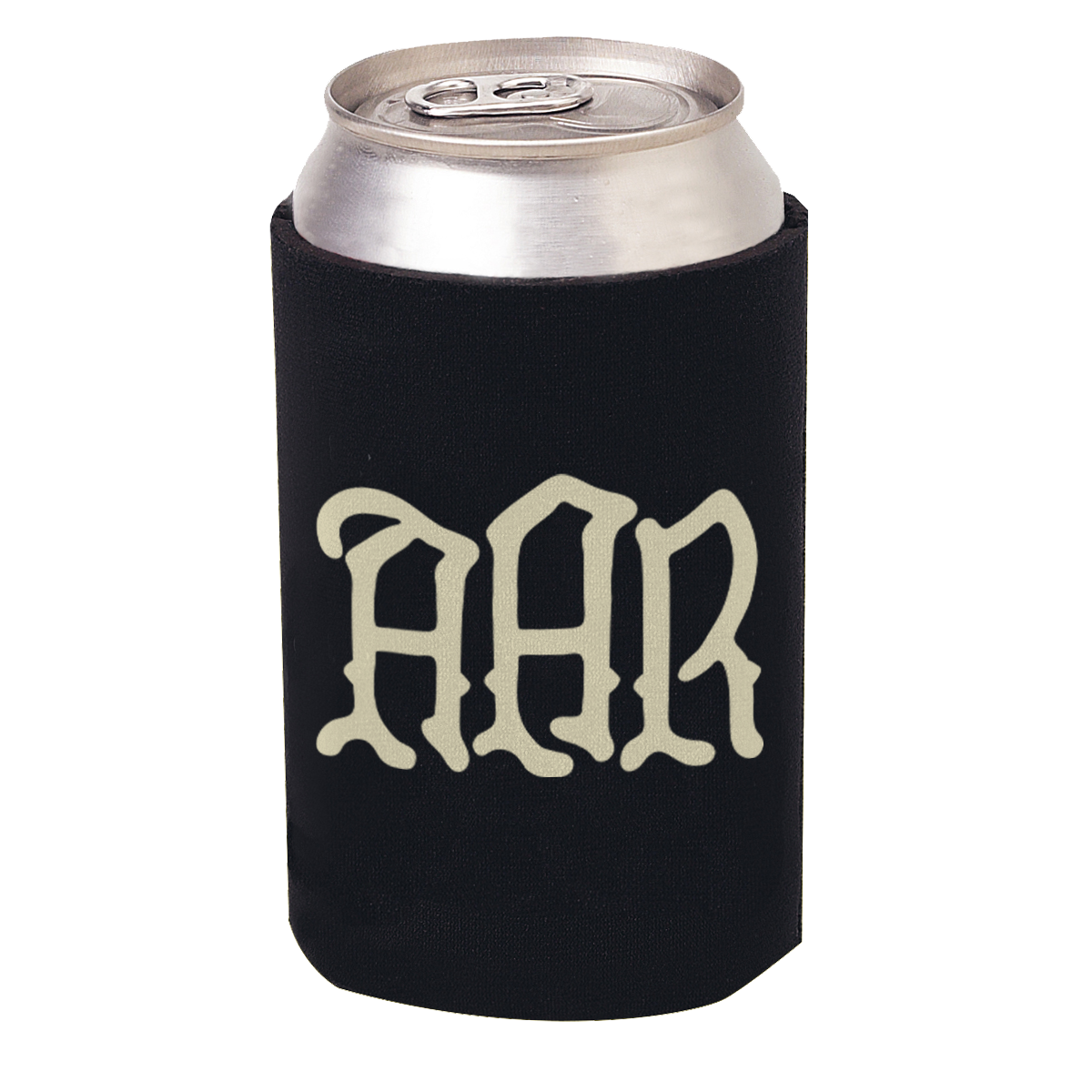 black koozie with AAR