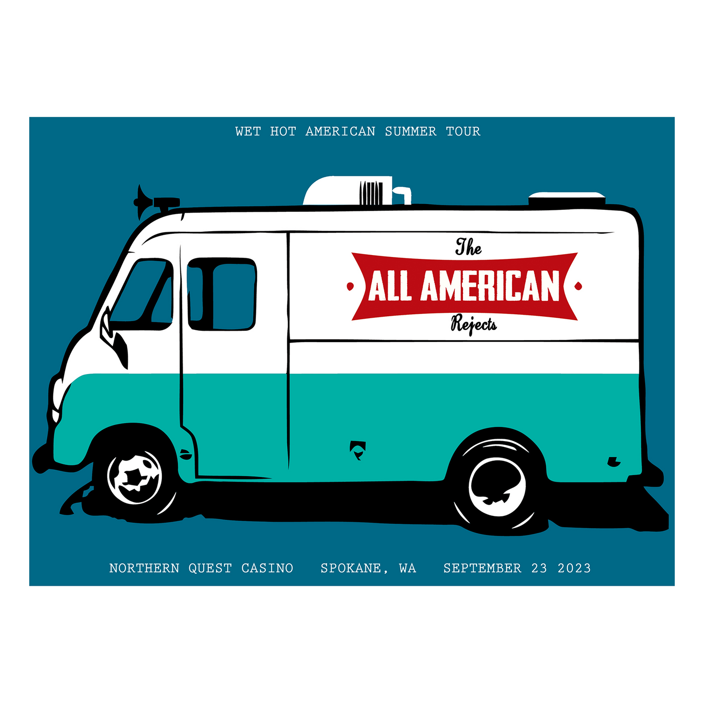 The All American Rejects Northern Quest Casino Spokane, WA Poster 2023