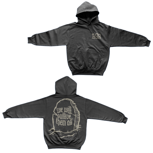 All American Rejects Outlive Hoodie front and back