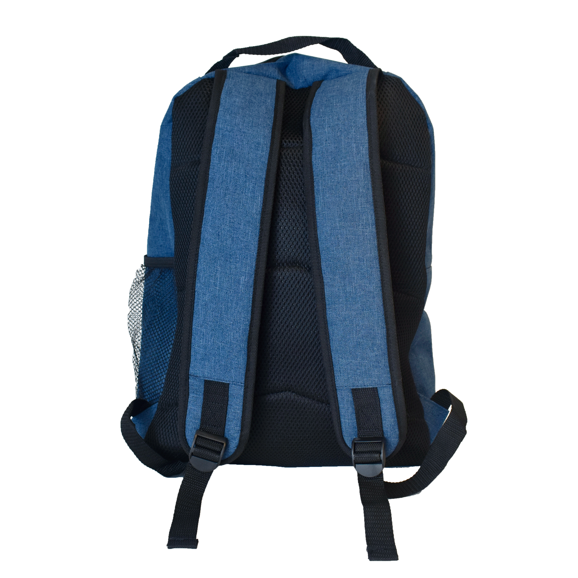 blue back pack back
