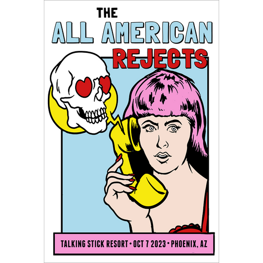 The All American Rejects Talking Stick Resort Phoenix, AZ Poster 2023