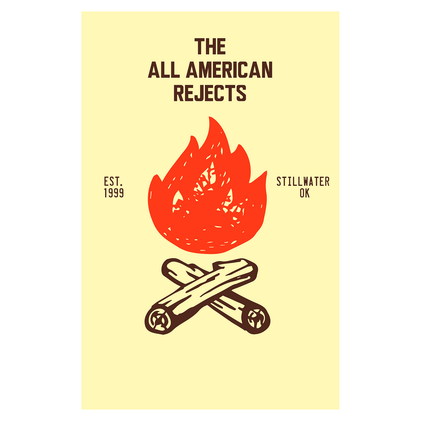 The All American Rejects Stillwater, Oklahoma Poster