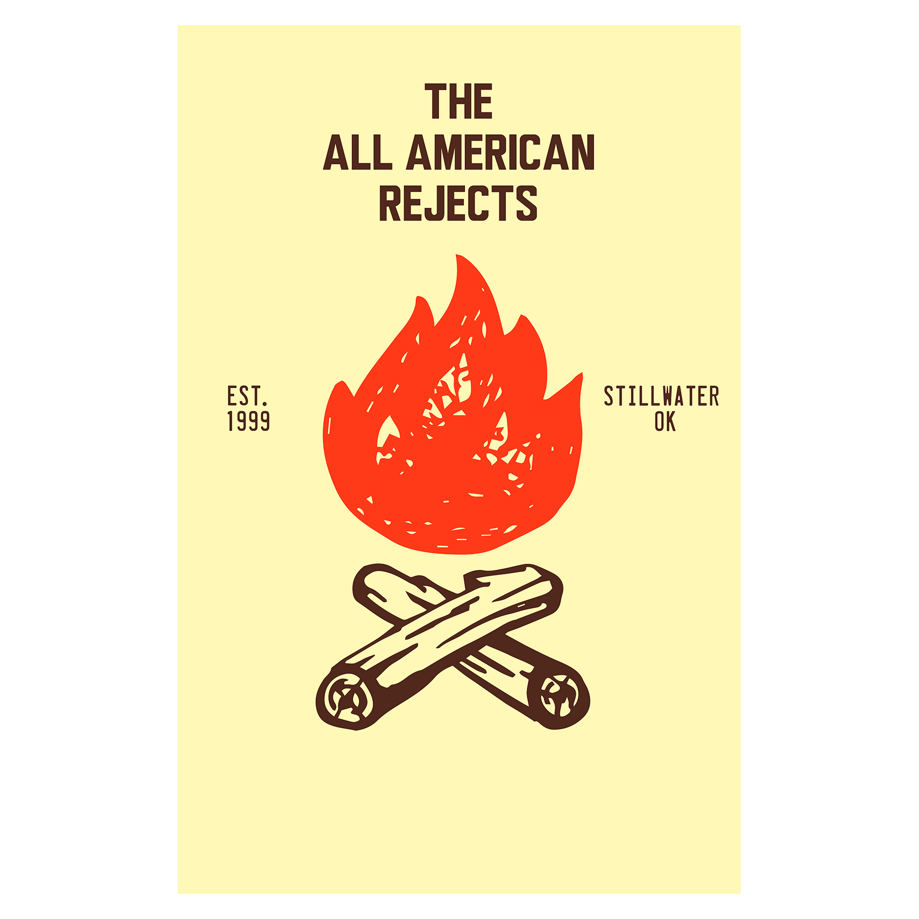 The All American Rejects Stillwater, Oklahoma Poster