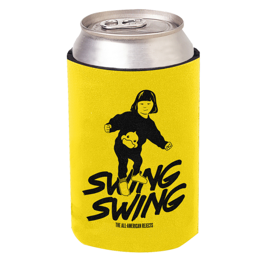 The All American Rejects yellow Swing Swing Koozie