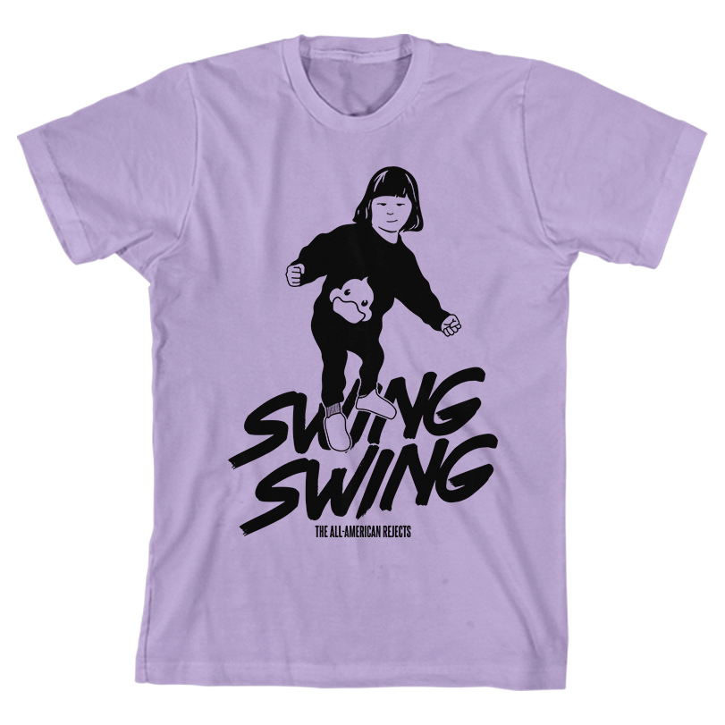 The All American Rejects purple Swing Swing Tee