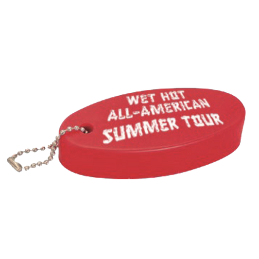 red and white Wet Hot All-American Summer Tour Keychain