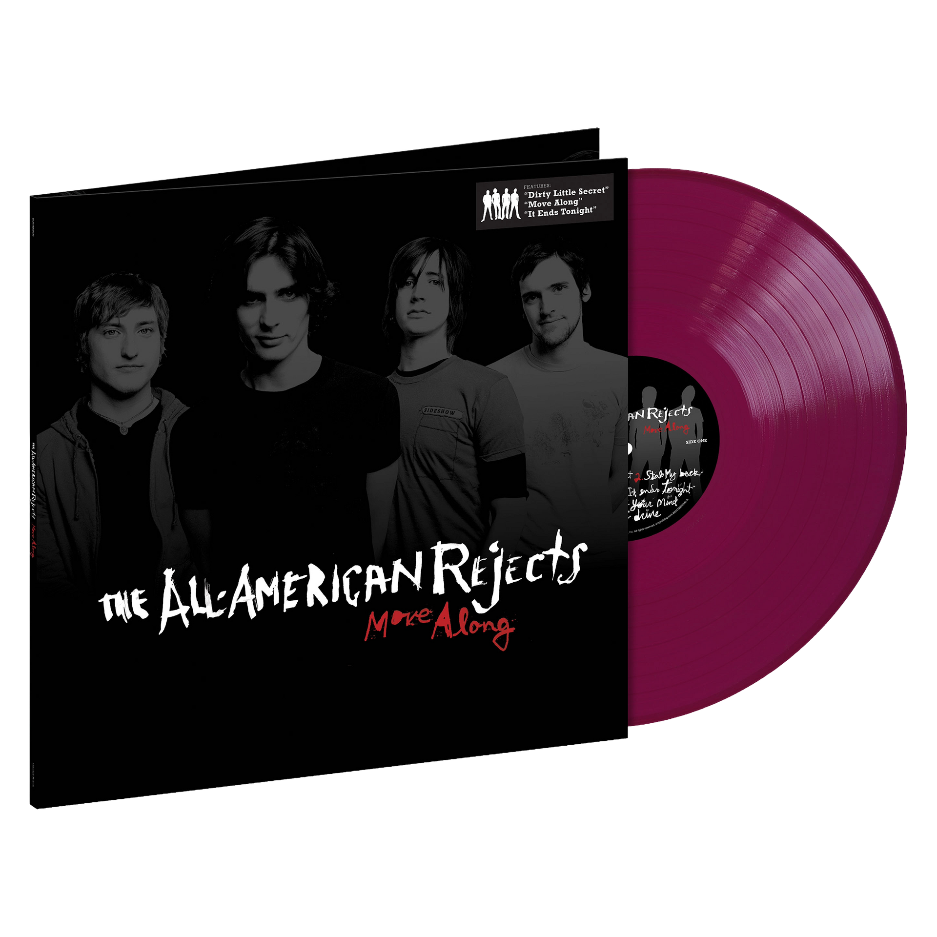 Move Along Vinyl - Transparent Grape – The All-American Rejects